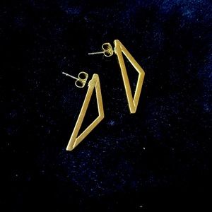 Madewell triangle geometric earrings